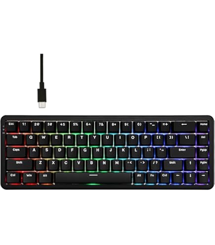 【新品・ラピトリ】VTER Fighting 68 RGB 黒色 MechLands VTER Fighting68 HE Magnetic Gaming Keyboard with